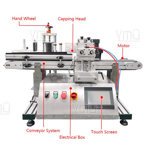 700W 220V Semi Automatic Labeling Machine Pet Bottle Applicator Servo Driven