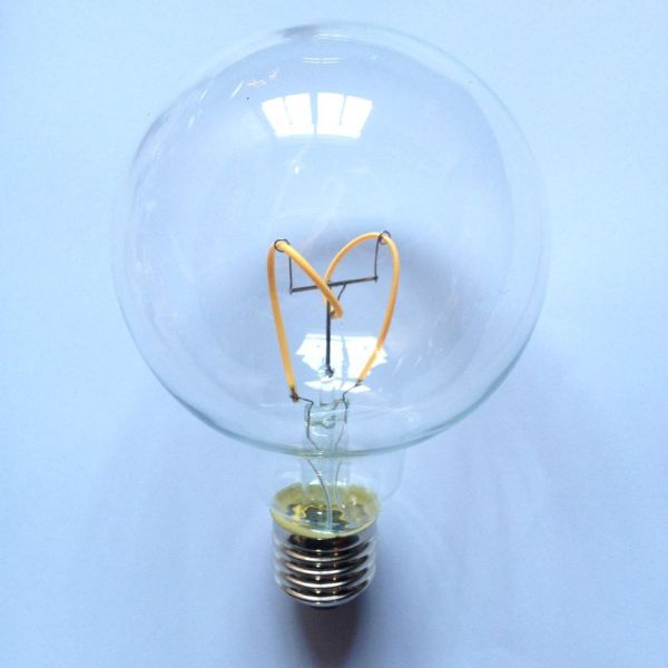 Flexible LED filament bulbs lighting E26 3W