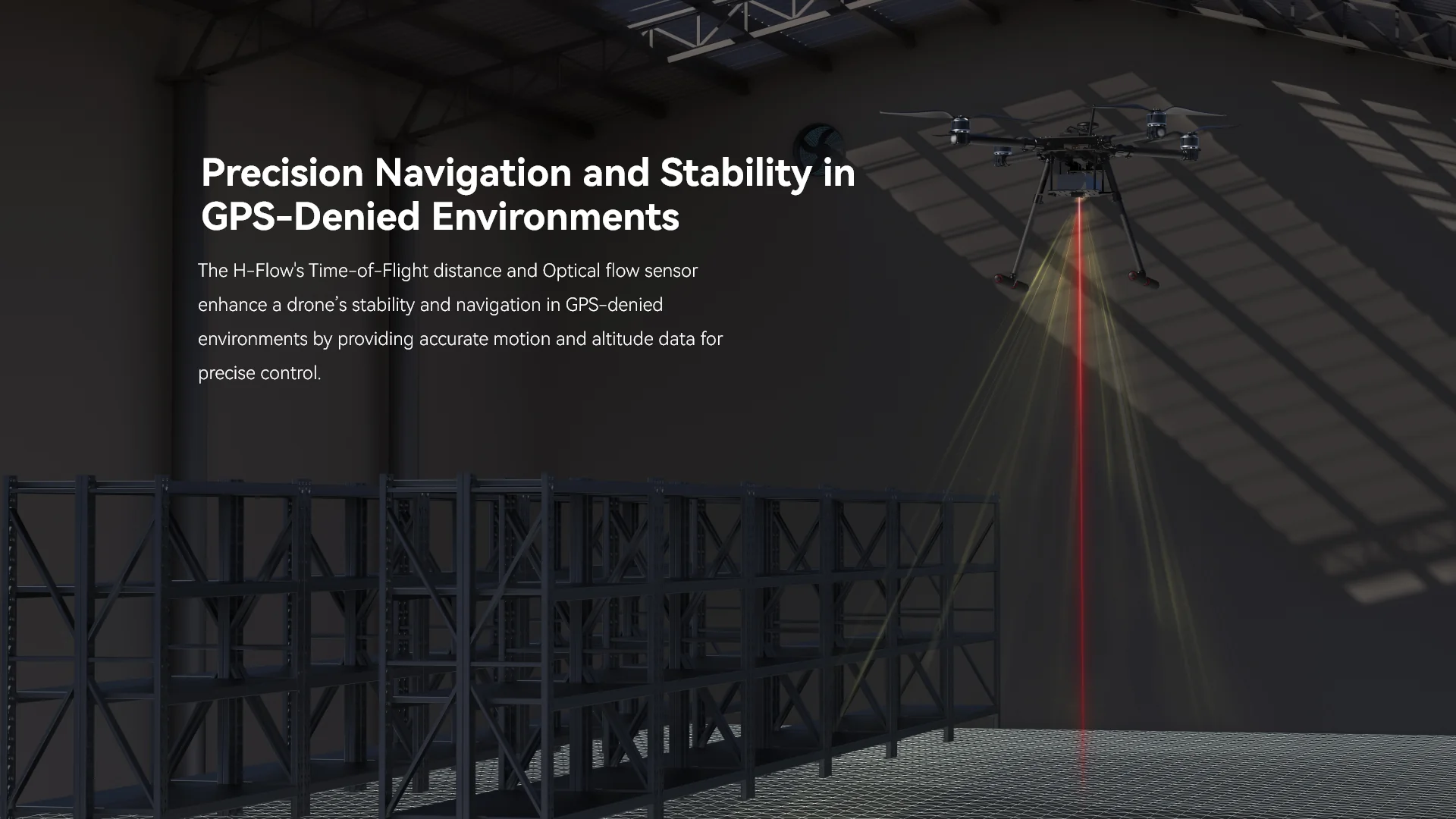 Holybro H-Flow Optical Flow And Sensor Module Pixart Broadcom Tof Infrared Led Integrated Rangefinder