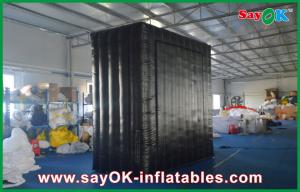 Buy cheap Black Wall Inflatable Cube Tent Double Sewing Show Background product