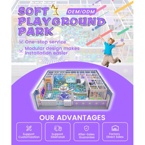 Indoor Playground Rainbow Adventure Paradise