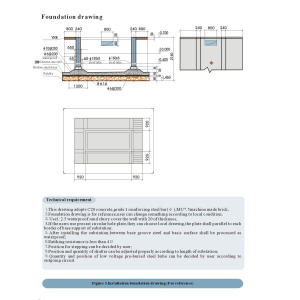 Zbw Outdoor 12kv High Voltage Prefabricated Electrical Transformer Substation
