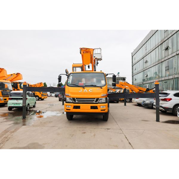 cheap price Jianghuai 40m aerial work vehicle telescopic boom Aerial work lifting equipment with basket