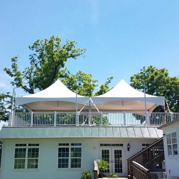 Luxury Spring Top Marquee American Style / 20 Ft X 20 Ft Pagoda Party Tent