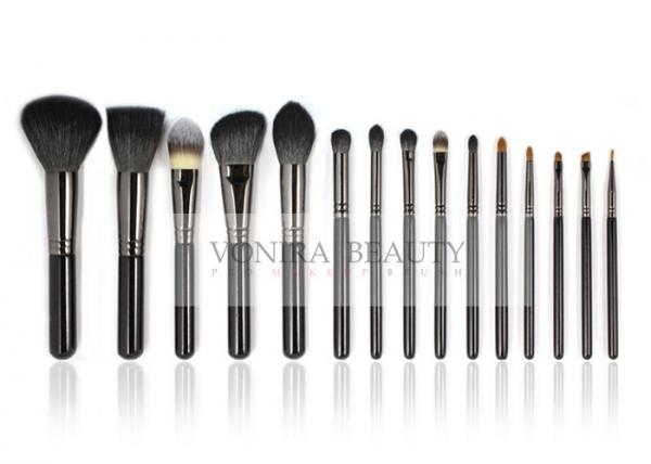 Quality Natural Hair Makeup Brushes Set Essential Makeup Brush Tools Private logo for sale