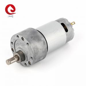 China JQM-37RS 395 37mm12V 24V High Torque Small DC Gearbox Motor For Electric Welding Machine on sale