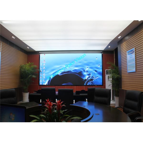 P3 P4 P5 P6 Indoor Led Fixed Screen , Led Video Wall Display High Contrast Ratio