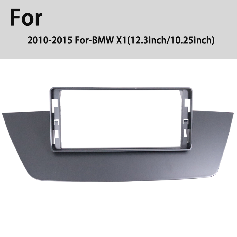 Android Car Stereo Radio Fascia DVD Player Panel Frame for BMW X1 2010-2015 12.3inch/10.25inch