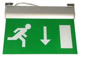Buy cheap 220V Maintained Aluminum Exit Sign LED Emergency Lighting Fire Exit Signs product