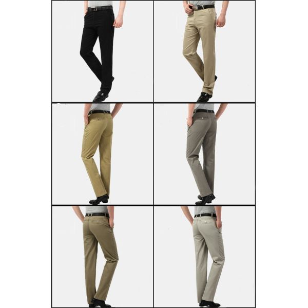 Cargo Pants for Men 2022 Spring and Summer Thin High Waist Straight Dad Dress Pant