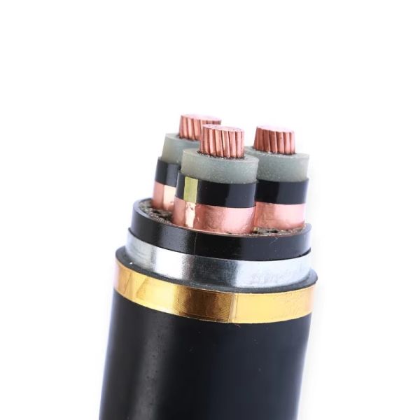 3 Core XLPE Power Cable 12/20kV Medium Voltage With Copper Conductor