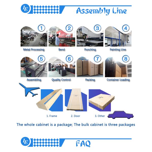 19 Inch Wall Mount Data Center Cabinet with Welded Frame Removable Side Panels