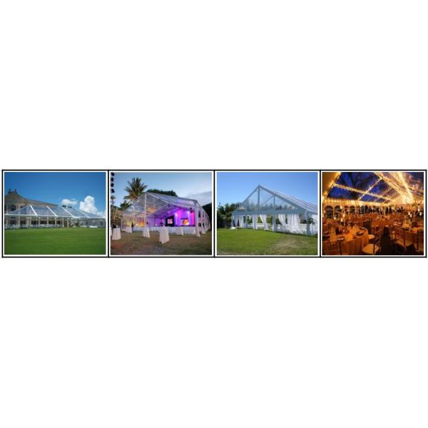 Long Life Transparent Rustless Wedding Decoration Tent With 500 Seater