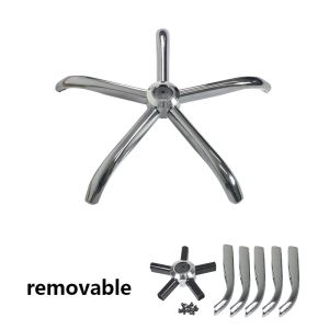 Buy cheap Electroplated Color Office Chair Base Replacement Removable Five Star Foot product