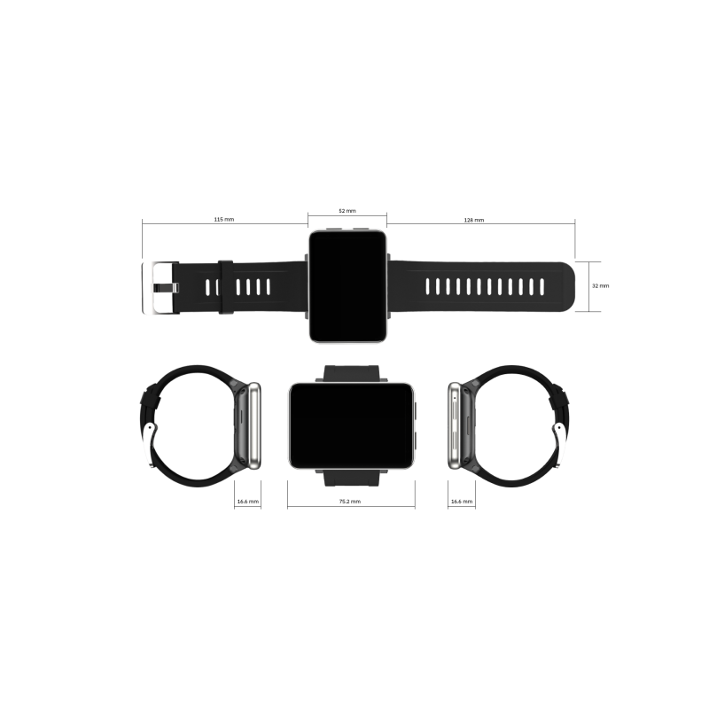 smart watch phone 5mp camera gps application heart rate test step counting take photo
