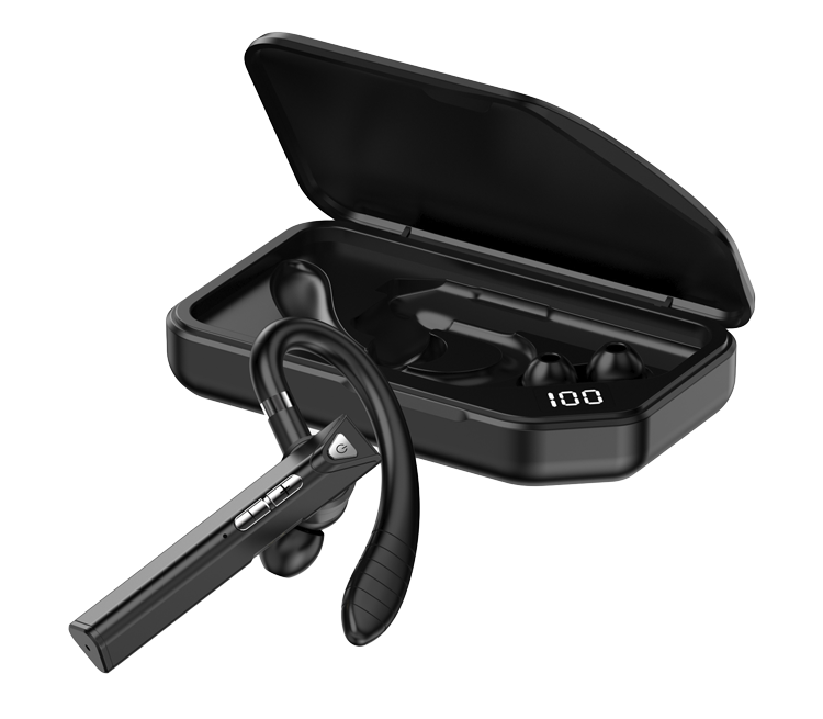 Driving Business Bluetooth Earphone Stereo Compatable For Iphone Android