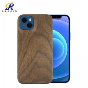 China Sleek iPhone 13 Mini Wooden Phone Case Thickness 0.2mm on sale