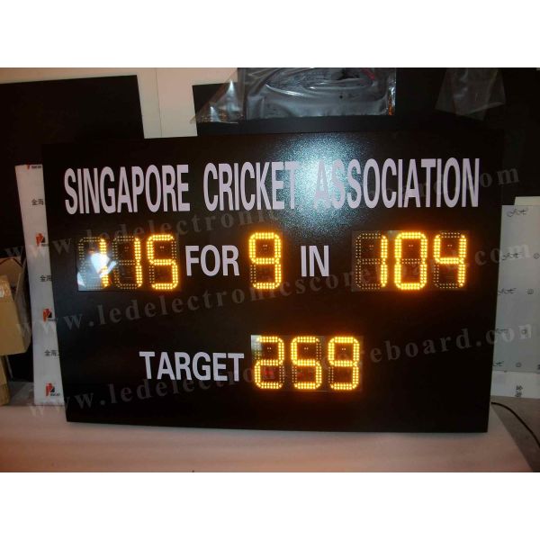 Multi Functional Portable Cricket Scoreboard Electronic UV Protection Board