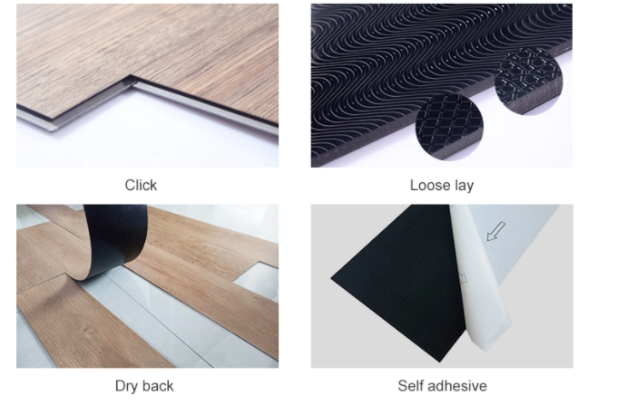 2mm Self Adhesive LVT Flooring PVC Waterproof Vinyl Plank Flooring