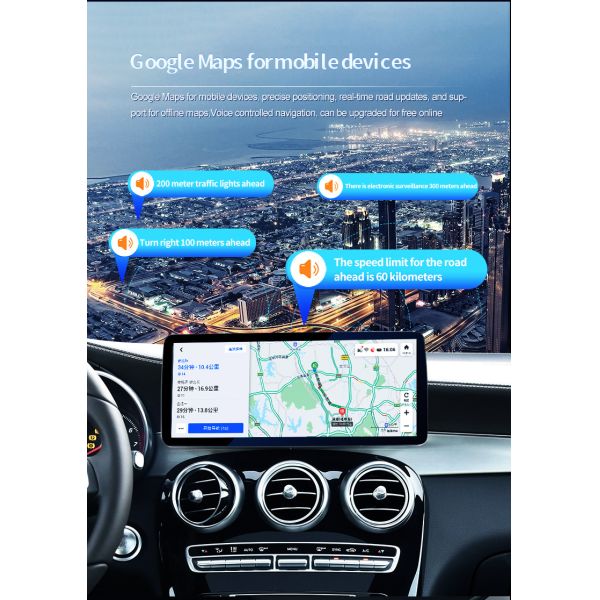 10 Inch Touch Screen Android Car Radio Benz GLA CLA A G NTG 4.5 DSP Player 10.25"