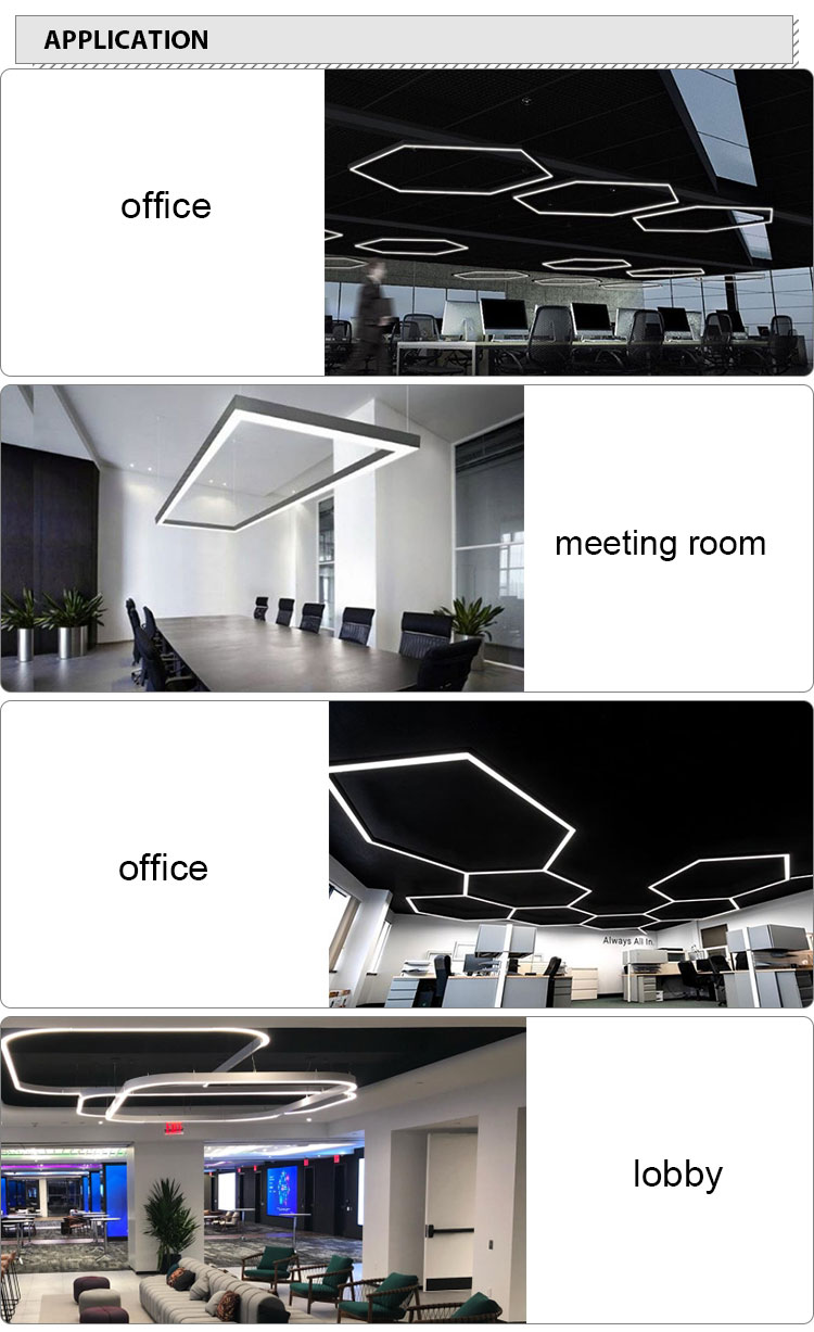 Embedded Modern LED Linear Lights , Smart LED Pendant Light 0.9m 1.2m 1.5m