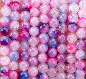 China Orchid Agate Loose Bead Strands Semi Precious Stone for DIY Jewelry Making on sale
