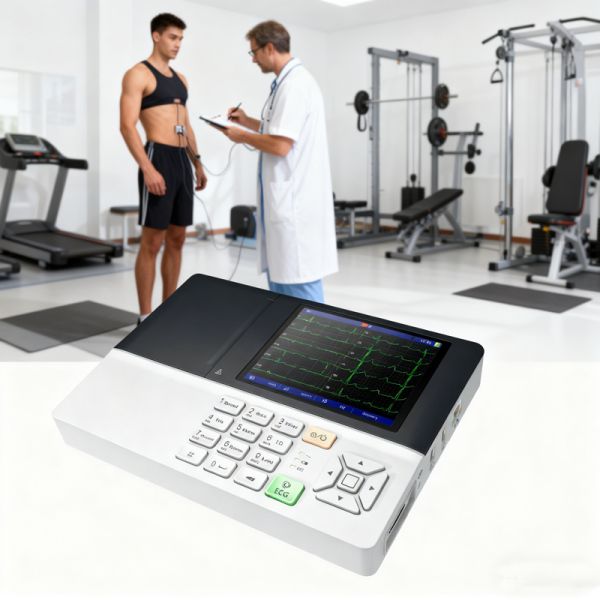 3-Channel ECG Device With 4 Sampling Modes & Standard Grid Display