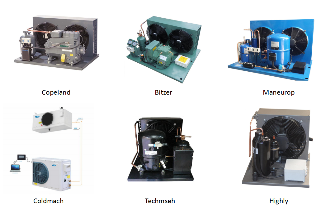 Customized 1.5mm 2.0mm SS304 Prefabricated Cold Storage Combined Modular Cold Rooms 4*5*2.6M