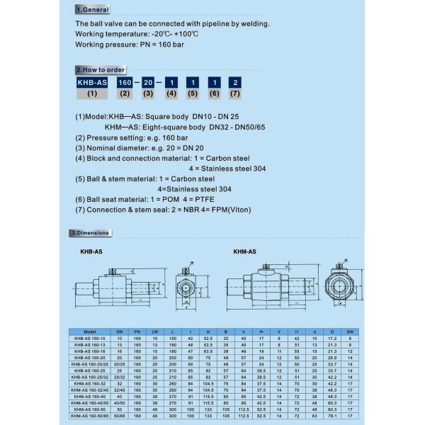Steel High Pressure Ball Valve , BKH-AS Welding Connections 2 Way Ball Valve