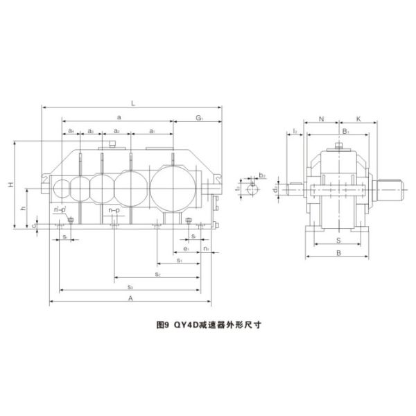 QY Harden Surface Speed Reducer Gearbox Industrial Gear Reducers For Clay Brick Making Machines