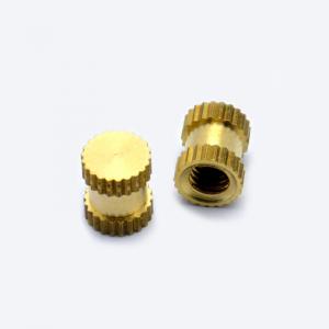 China Brass Insert Nut Brass Insert Knurled Nut Blind Hole Nut Hollow Nut Through Hole Nut for Hot Melt, Plastic on sale