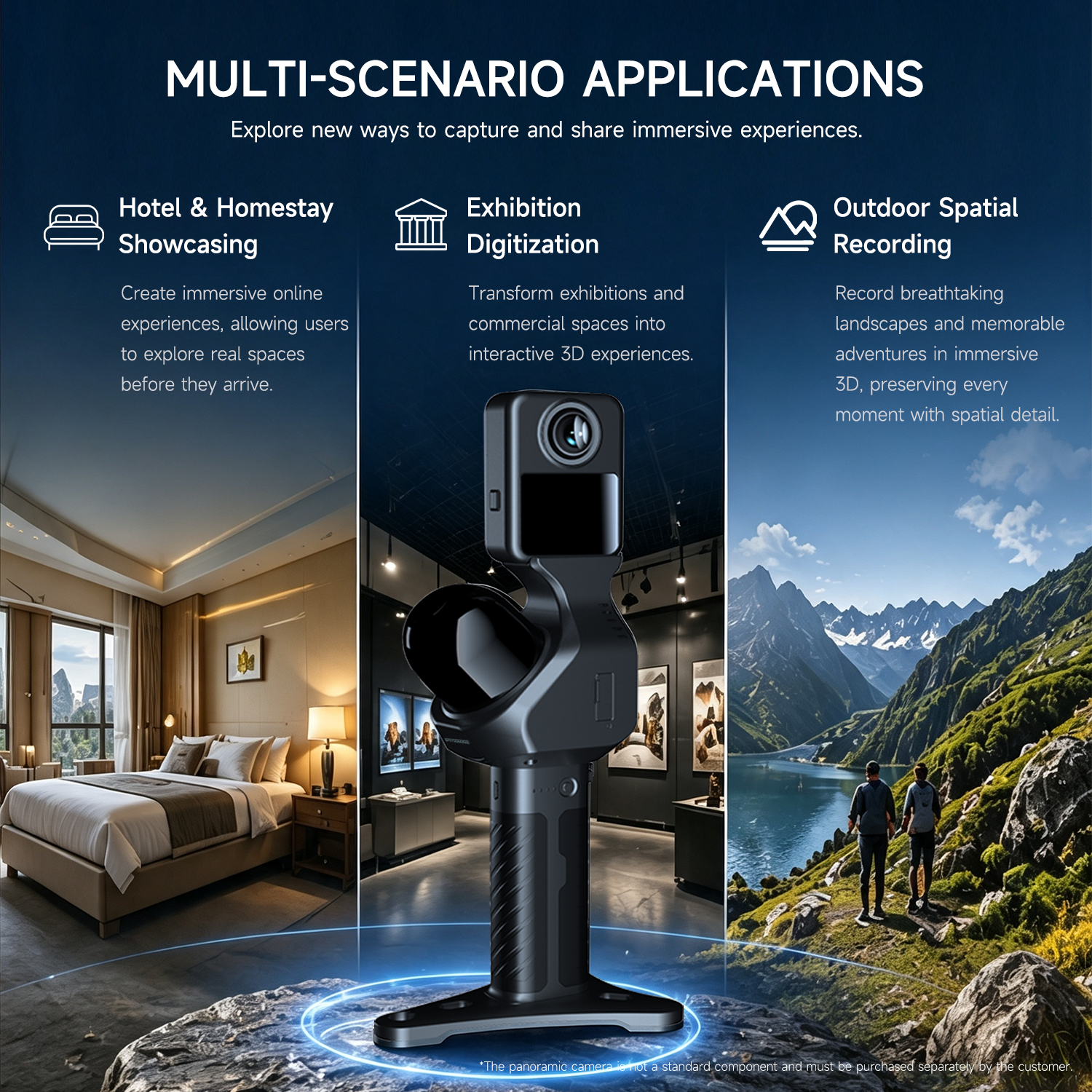 Pocket 3D Portable 3D Scanner & Modeling System with 3DGS Gaussian Splatting Technology for Digital Twin, AI Simulation & Reality Capture