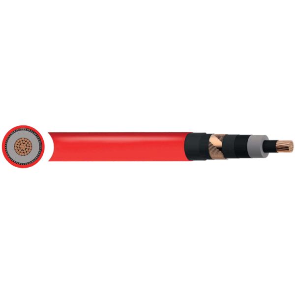 N2XS(F)H Medium Voltage Cable With LSZH Sheath Waterblocking Copper Conductor