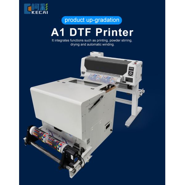 KECAI High Efficiency Textile Printing Solution 24Inch 60cm A1 Thermal Transfer Printer Head XP600 I3200 I1600 DTF Printer