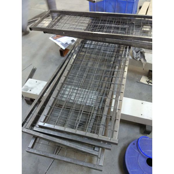 Automatic Wire Mesh Shelf Wire Welding Machine , Koltuk Tel Ve Profil Kaynak Makine