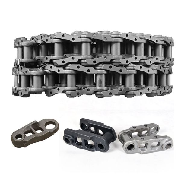 Excavator and bulldozer chain assembly