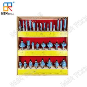 Buy cheap Industrial Quality 30pcs Wooden Box Packed 1/2 Shank Carbide Multi-Purpose Router Bit Set product