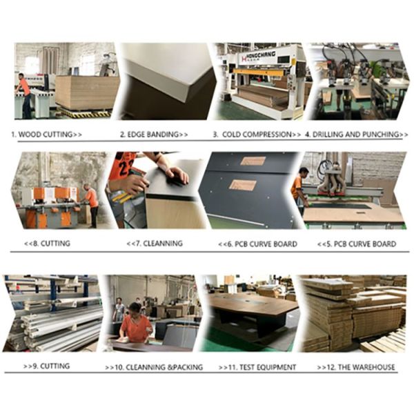 Modern Design Rectangle Wood Dining Table for Restaurant Table Furniture