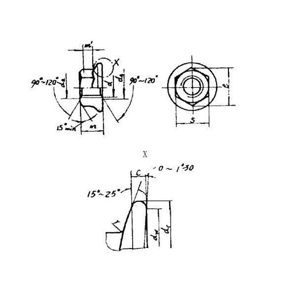 Hex Flange Nut M8 Zinc Plated Flange Nut,Grade 4.8,1 bag per 50 Kg package,DIN6923