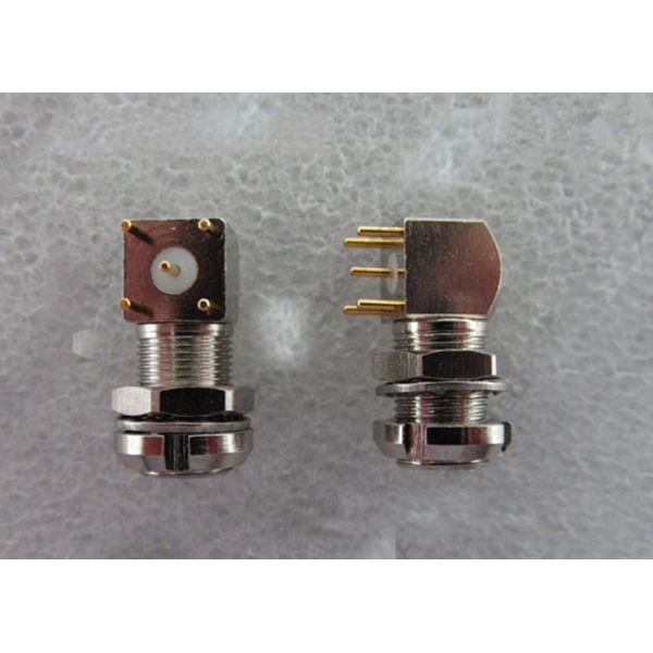 Lemo 00 coaxial Lemo S Series right angle printed circuit socket EPS Elbow connector EPS.00.250