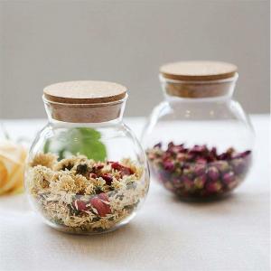 Buy cheap Glassware Candy Jar Glass Coffee Tea Jar Kitchenware Storage Jar Glass Cookie Jar product