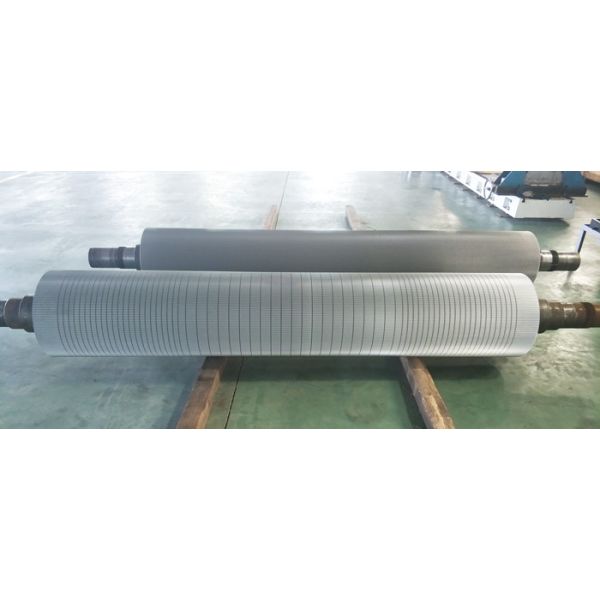 JS Single Facer 0.05mm Coating Hard Chrome Doctor Roll