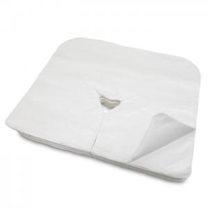 China Bouffant 50gsm Disposable Face Cradle Cover For Massage Bed on sale