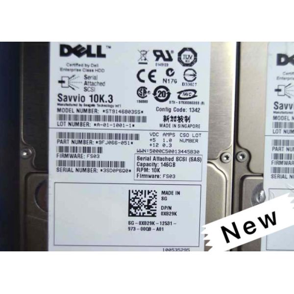 146G 10K Dell 2.5 SAS Drives , Dell Laptop Hard Drive ST9146803SS X829K X160K
