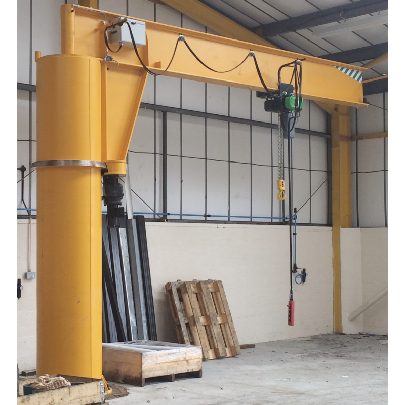 New type free standing slewing 5ton jib crane price, workshop used jib crane for slae
