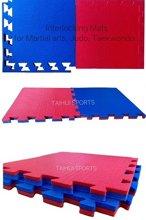 Interlocking Shockproof Martial Arts Mat For Taekwondo Training