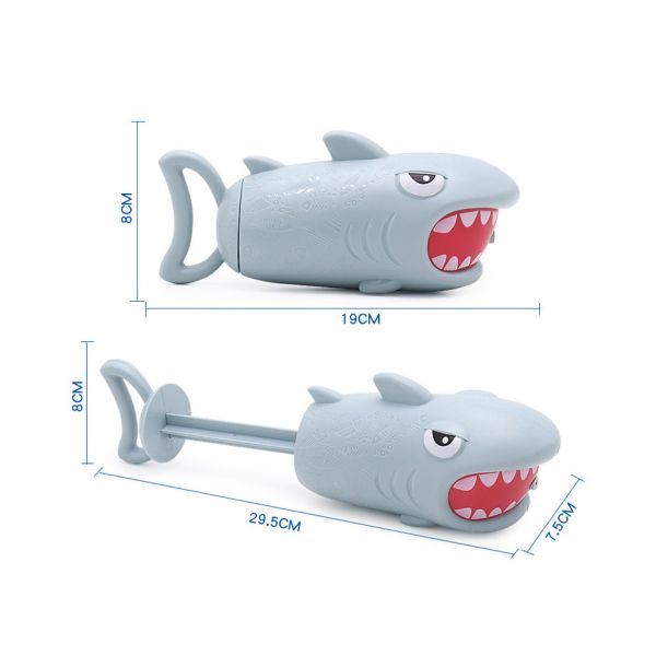 Custom Logo Silicone Bath Toys For Toddlers Lightweight Baby Shark Bath Toys