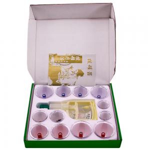 China ZhongYan TaiHe Twist Top Magnetic Cupping Set 12pcs / Set Acupressure on sale