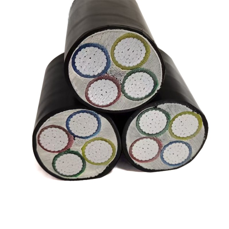 YJV 0.6/1KV 3*25+2*16 Low Voltage Cable XLPE Insulated PVC Sheath Power Cable