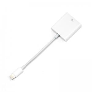 Mini 2 In 1 Lightning To SD Card Camera Reader Adapter For IPhone / Ipad
